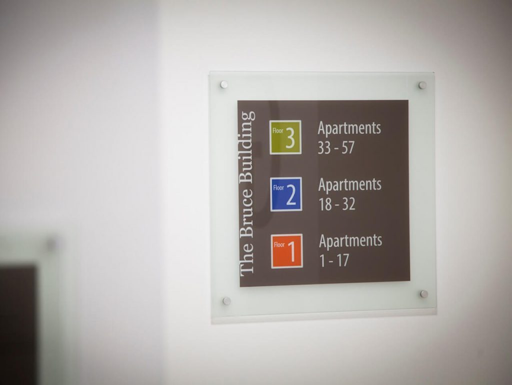 The Bruce Building - Picto Sign | Wayfinding and Signage